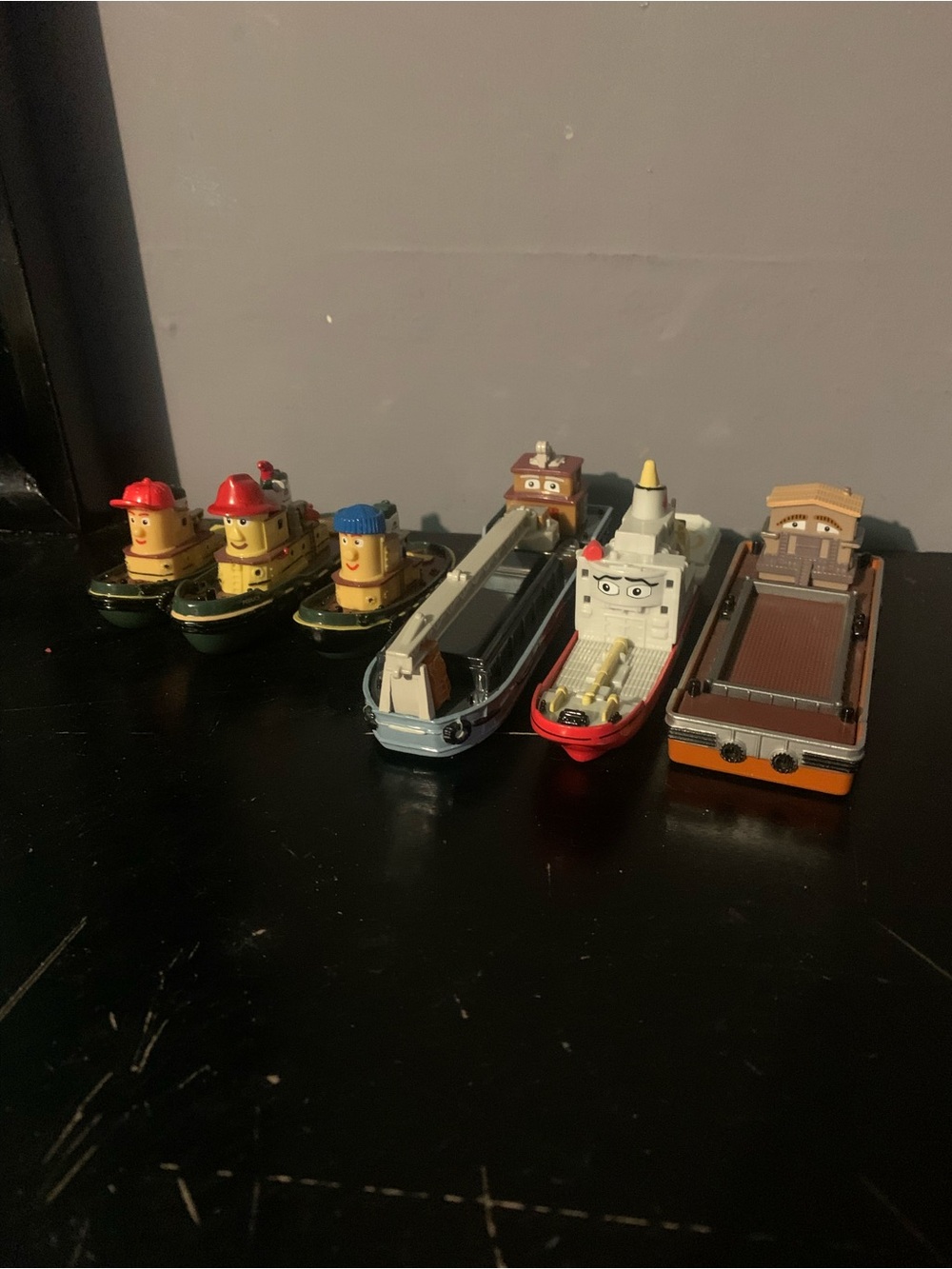 Vintage Theodore Tugboat 1998 Lot Of 6 Boat Diecast